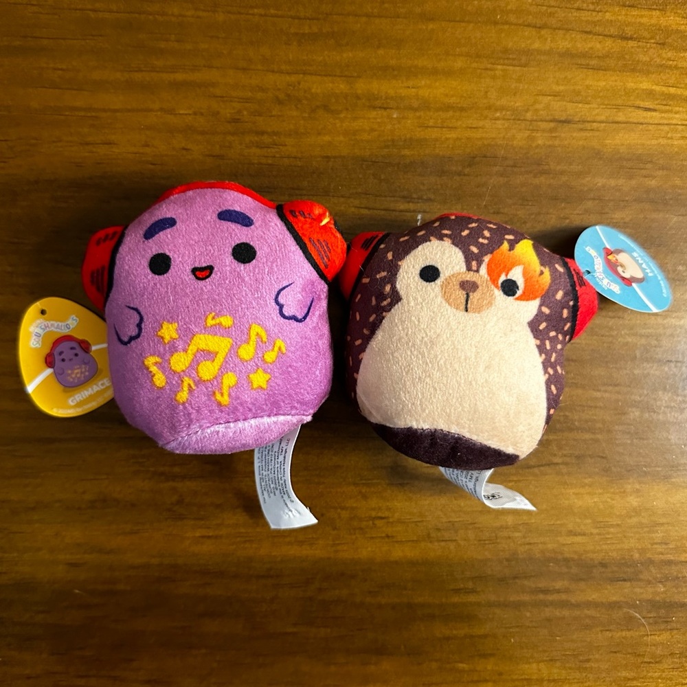 Grimace and Hans McDonalds Squishmallows Bundle NWT